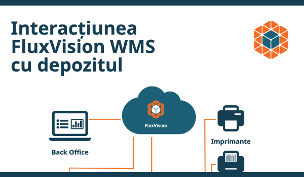 Interacțiunea FluxVision WMS cu depozitul