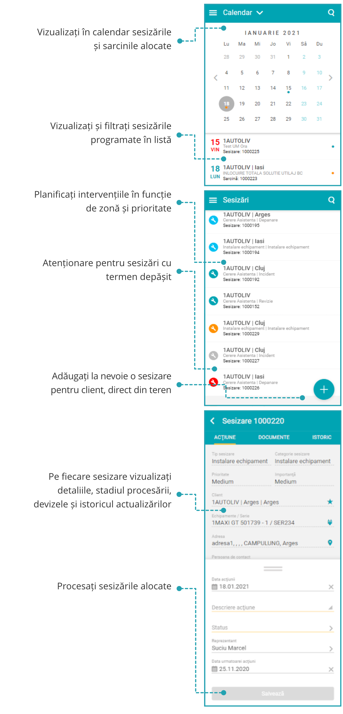 SocrateService - Aplicație mobilă pentru reprezentanții de service