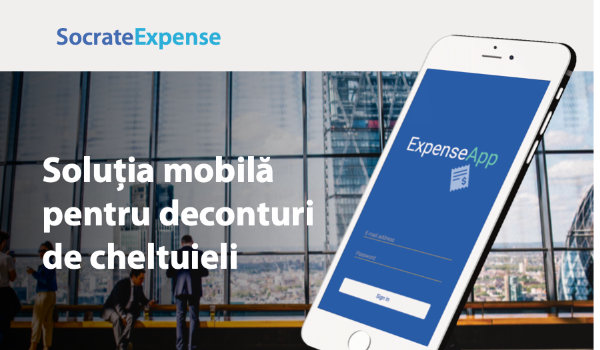 Socrate Expense - Aplicația mobilă pentru deconturi de cheltuieli