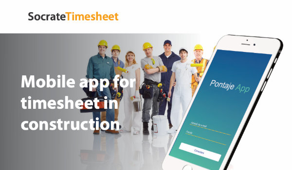 Socrate Timesheet - Mobile app for timesheet in construction