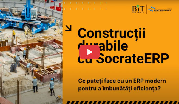 Constructii durabile cu SocrateERP