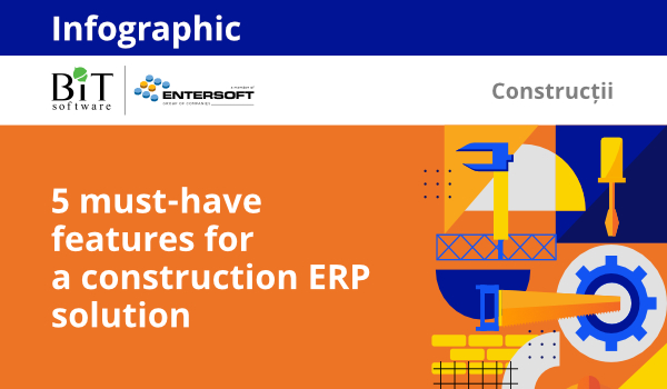 Infographic 5 must-have features for a construction ERP solution