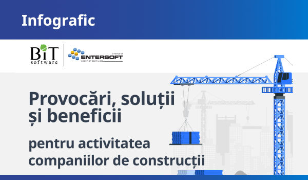 Infografic - Provocări, soluții și beneficii pentru activitatea companiilor de construcții