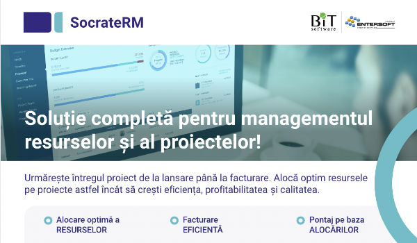 SocrateRM - Soluție completă pentru managementul resurselor și al proiectelor