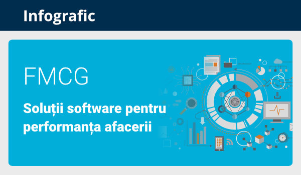 [infografic] FMCG - Soluții Software pentru performanța afacerii